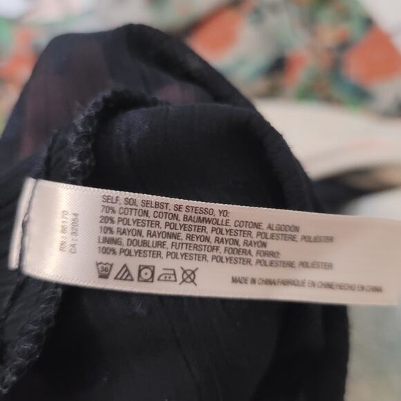 Saturday Sunday Size S Grey Muted Floral Knit Flare Dress Polka Dot Lining - Picture 11 of 12